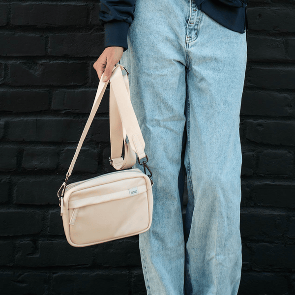 Classic Dog Walking Bag - Cream