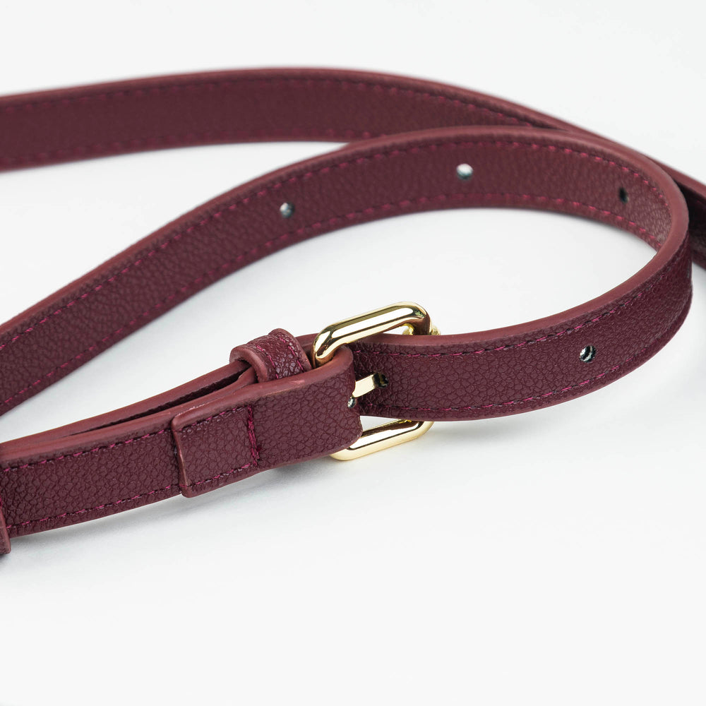 Bag Leather Strap - Radiant Ruby