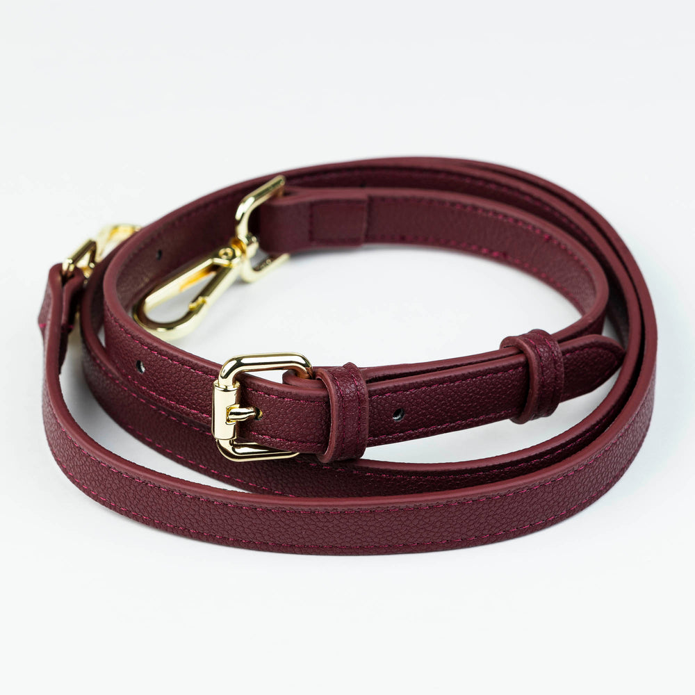 Bag Leather Strap - Radiant Ruby